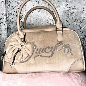 Juicy Couture Tan Bow Purse